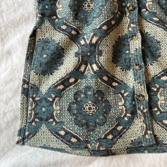 we the free brick lane jacquard maxi shirt jacket - Picture 6 of 10